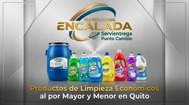 Productos de Limpieza Económicos al por Mayor y Menor en Quito | Vicente Aguirre y Antonio de Ulloa